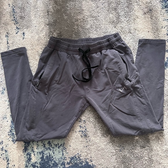 Men's Gray TLF Joggers with Elastic Waistband - Picture 1 of 4